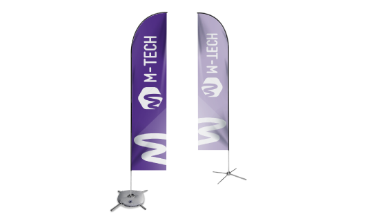 custom printing services for Beach Flags