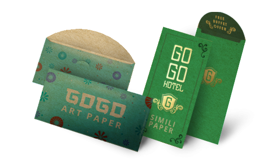 custom printing services for Customized Kraft Money Packets