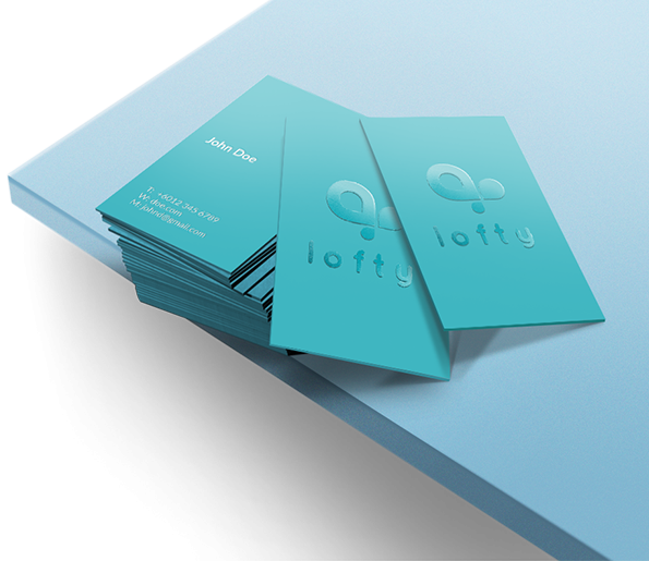 custom printing services for Spot Varnish Name Cards (Less than 300pcs)