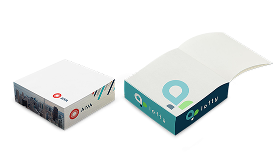 custom printing services for Memo Cube