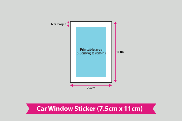 car window sticker printing