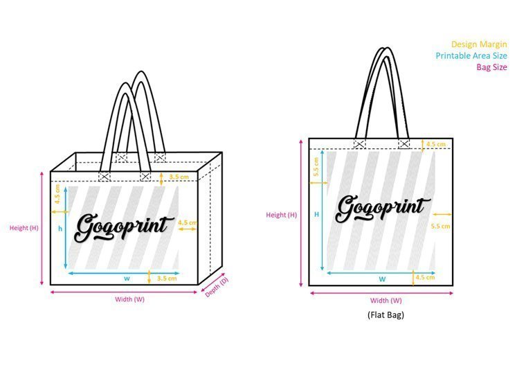 Check Non-Woven Bags size before order