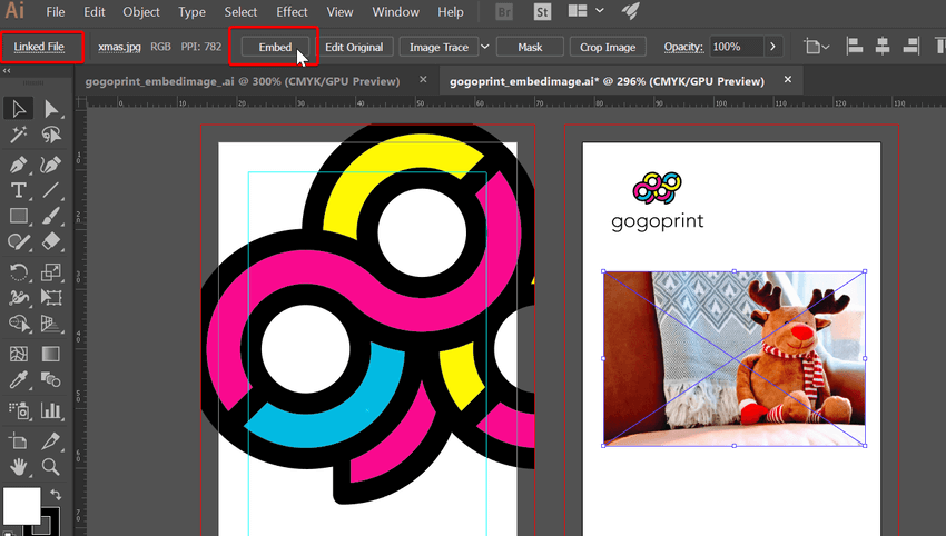 How and Why to Embed Images in Your Artwork Files